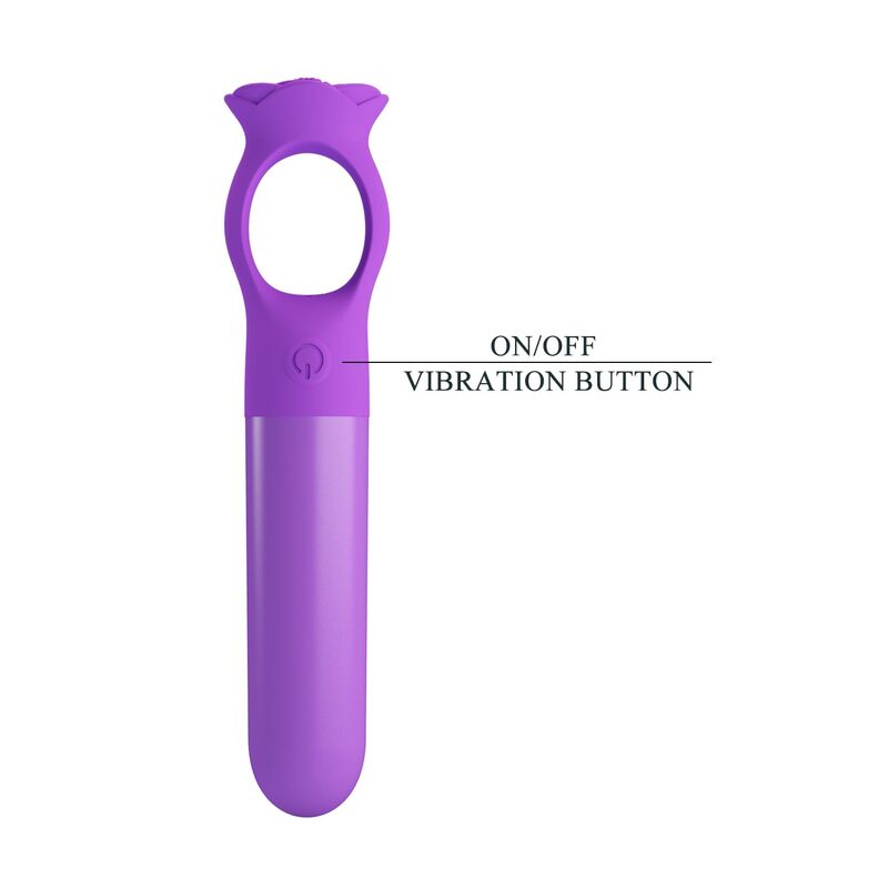 Mini-Vibrateur Masseur Rechargeable Giana Violet - Pretty Love