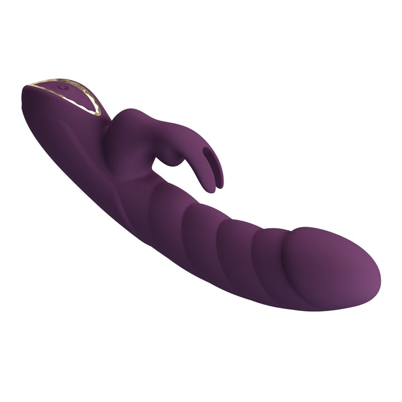 Vibromasseur Lapin Harper 10 Fonctions Violet - Pretty Love