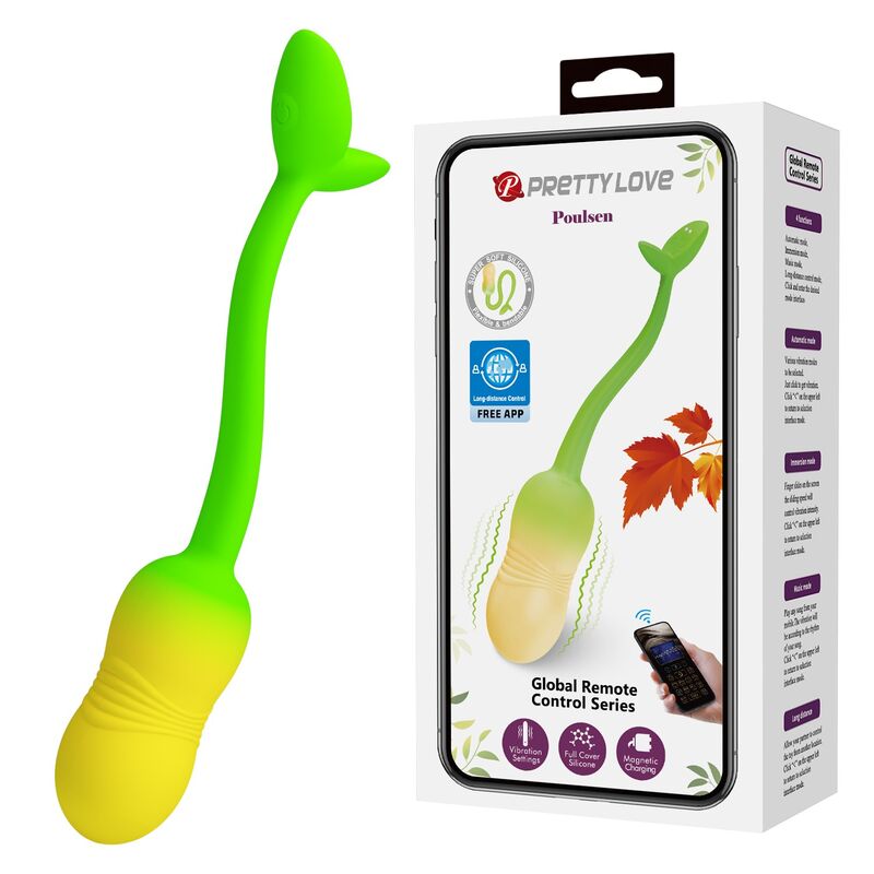 Œuf Vibrant Connecté Pulsen 12 Fonctions USB - Pretty Love