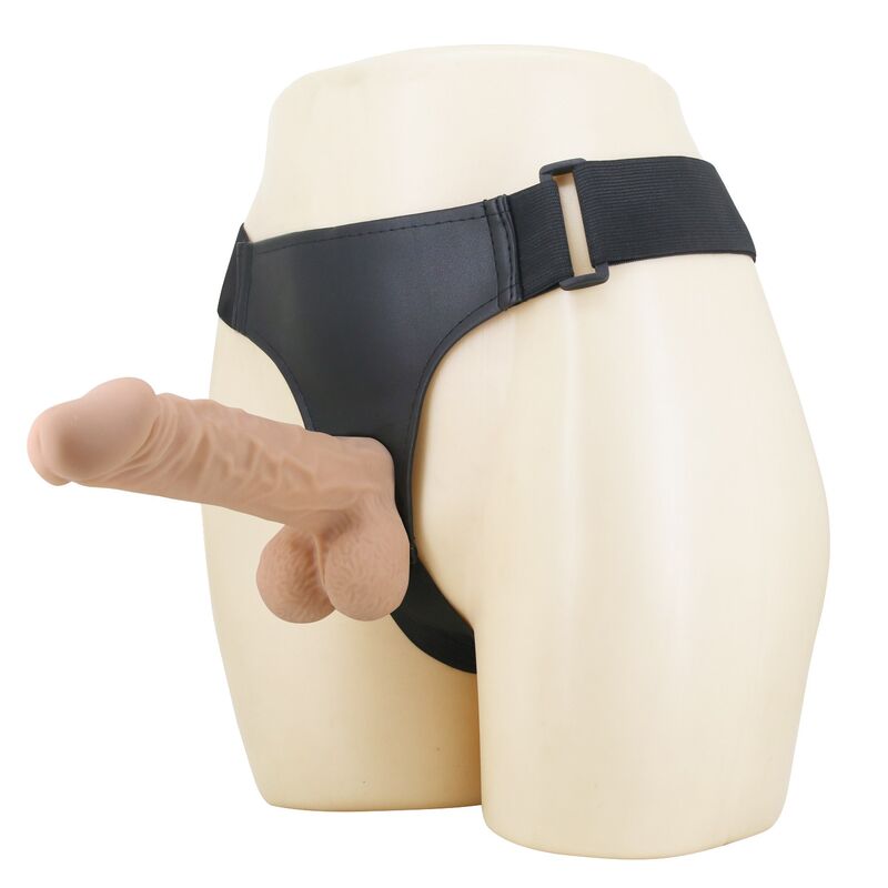 Harnais Jolyon avec Godemichet Flexible 22 cm Ø 4,8 cm - Harness Collection