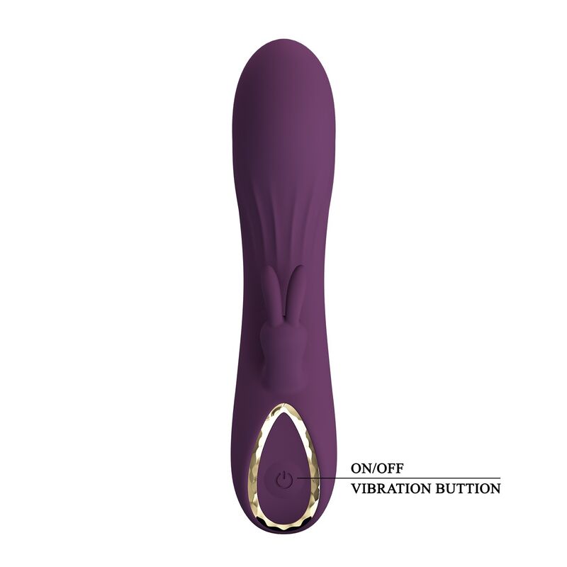 Vibromasseur Lapin Landyn 10 Fonctions Rechargeable - Pretty Love
