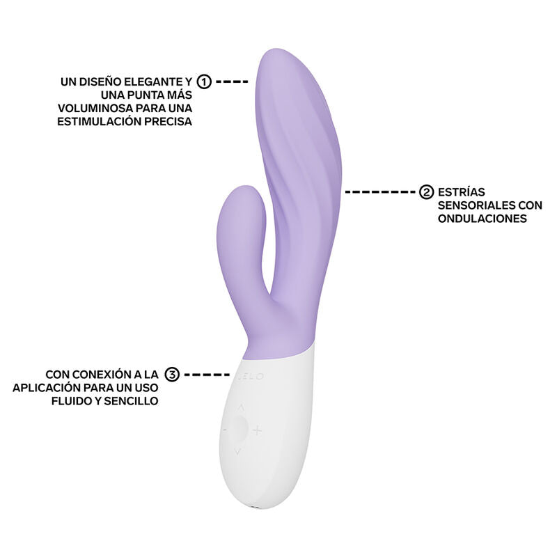 Vibromasseur Lapin INA TWIST Point G et Clitoris - LELO