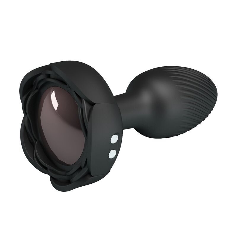 Plug Anal Vibrant 10 Modes Rechargeable Noir - Pretty Love