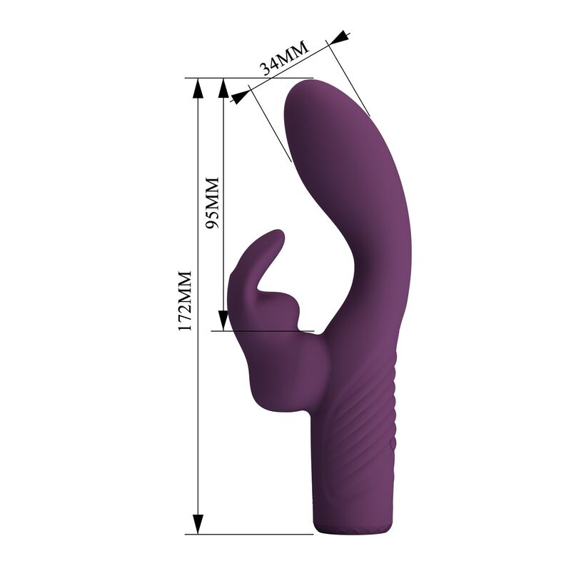 Vibromasseur Lapin Olivia 10 Fonctions Rechargeable - Pretty Love
