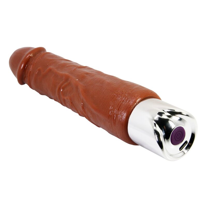 Vibromasseur Réaliste Pro 23,5 cm Marron - Pretty Love