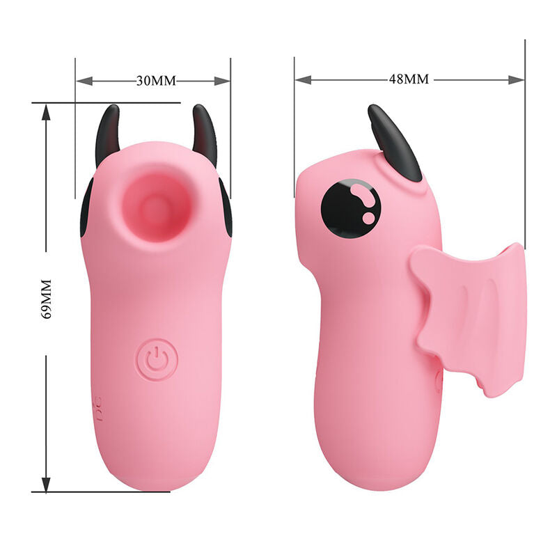 Stimulateur de Doigts Magic Devil Rose Rechargeable - Pretty Love