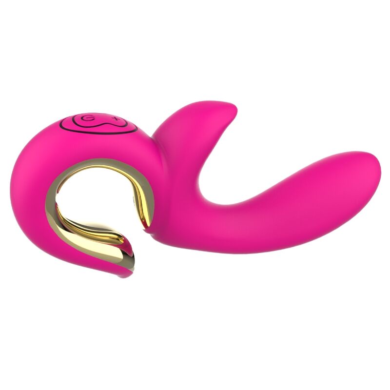 Vibromasseur Rabbit Lulu Rose 7 Modes Poussée USB - Nalone