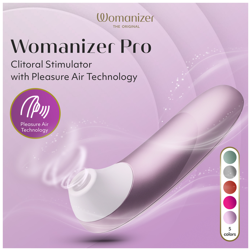 Womanizer Pro Stimulateur Clitoridien à Succion 11 Niveaux