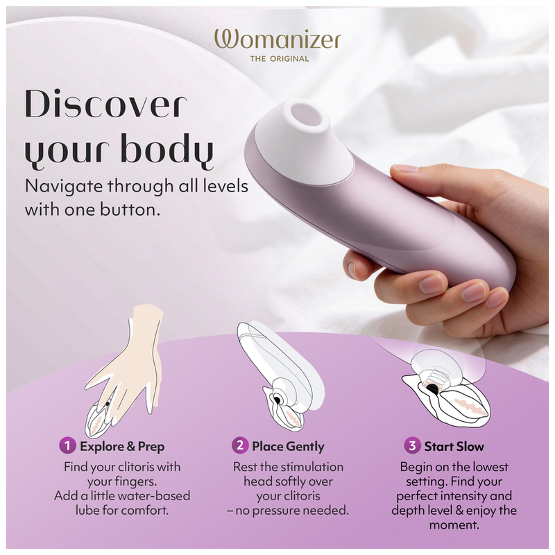 Womanizer Pro Stimulateur Clitoridien à Succion 11 Niveaux