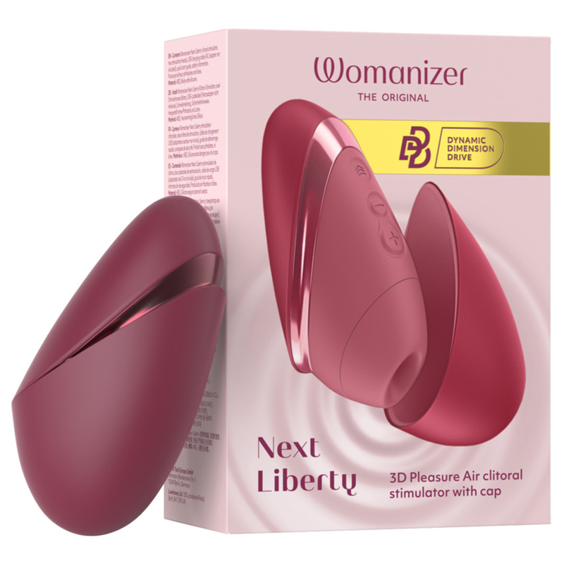 WOMANIZER - STIMULATEUR CLITORIAL 3D NEXT LIBERTY BORDEAUX