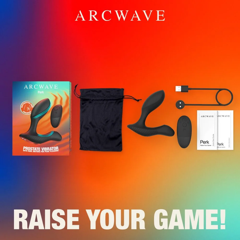 Arcwave Perk Masseur de Prostate Sextoy Masculin Vibrant Double Moteur Télécommande