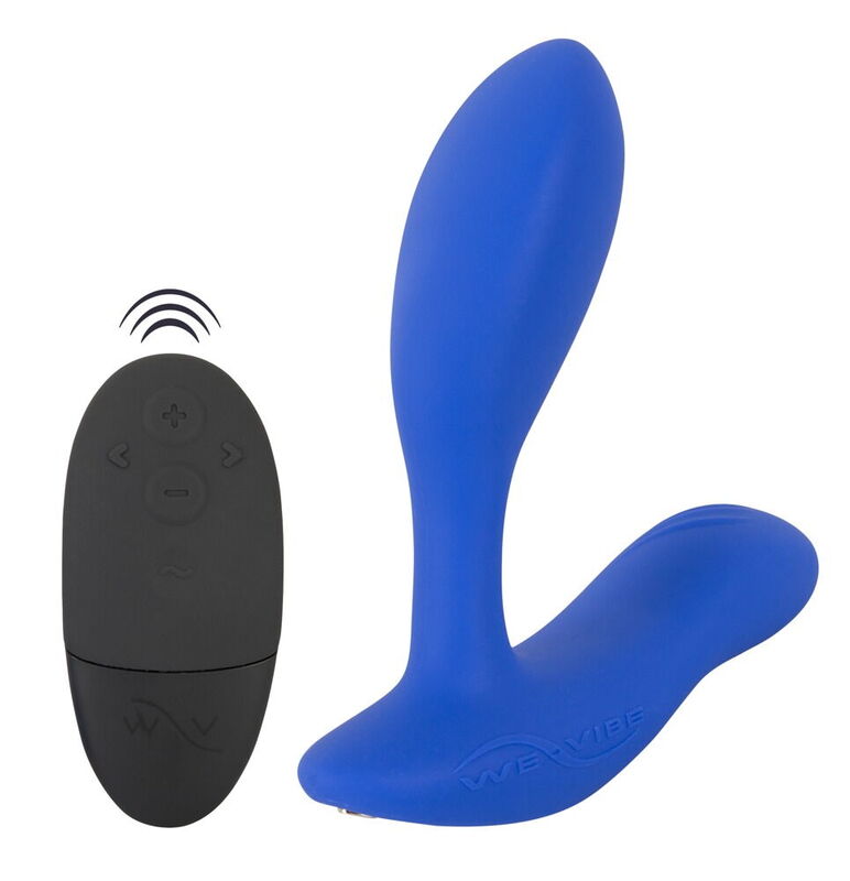 WE-VIBE - VECTOR+ MASSEUR DE PROSTATE À DOUBLE STIMULATION BLEU ROYAL