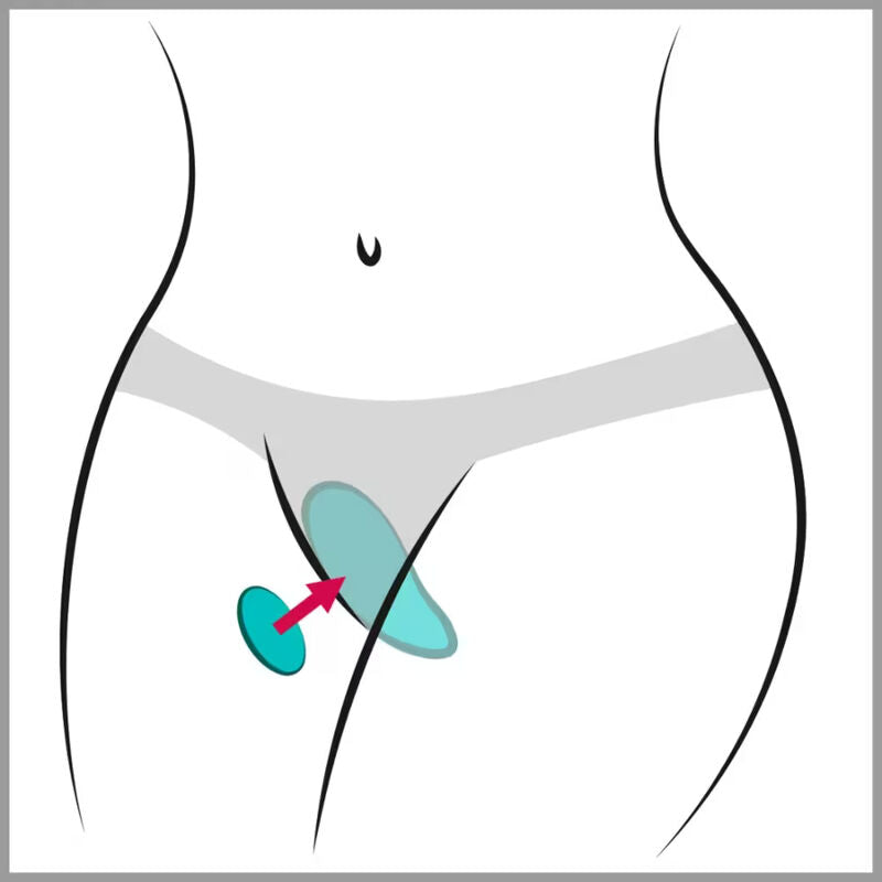 We-Vibe Moxie+ Vibromasseur Couple Télécommandé Clip Magnétique Aqua