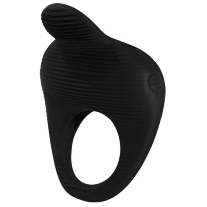 Anneau Vibrant Thimble Noir - Pretty Love
