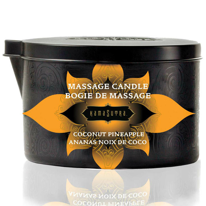 Kamasutra - Bougie de massage Ananas Noix de coco - 170 gr