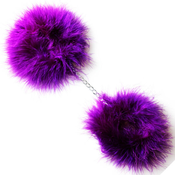 Secret Play - Menottes en Plumes Handcuffs Marabou - Violet