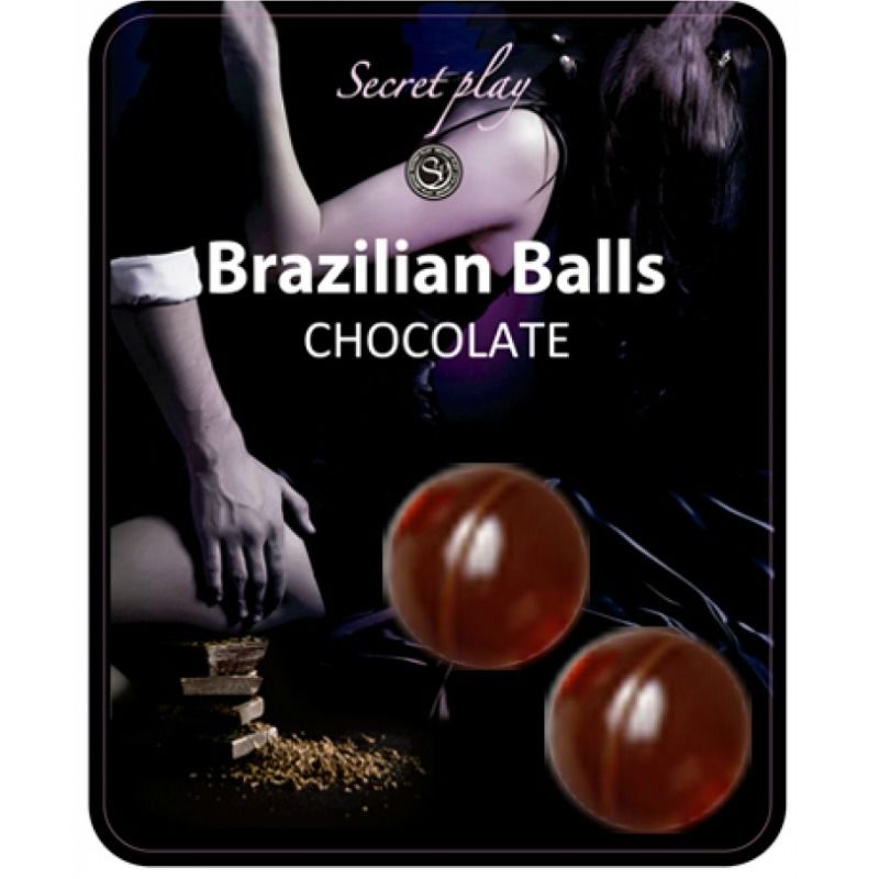 Secret Play - Boules de Massage Chocolat Brazilian Balls x2