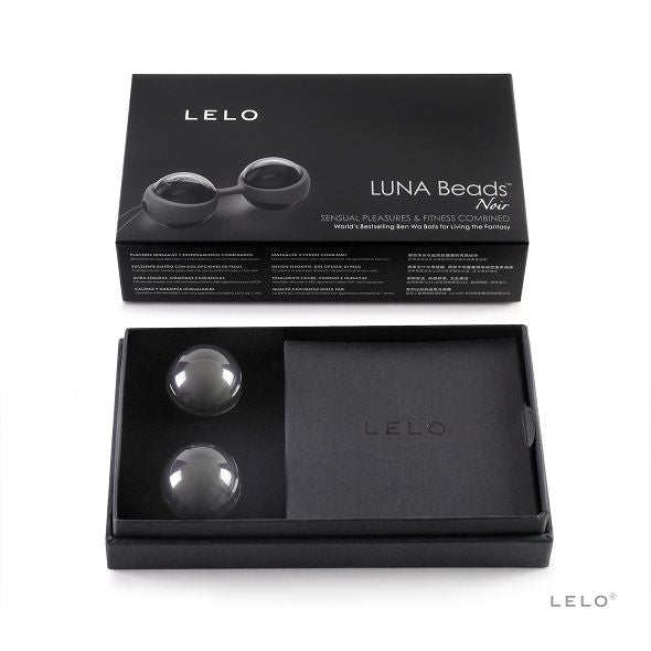 LELO - Boules de Geisha Luna Beads - Noir