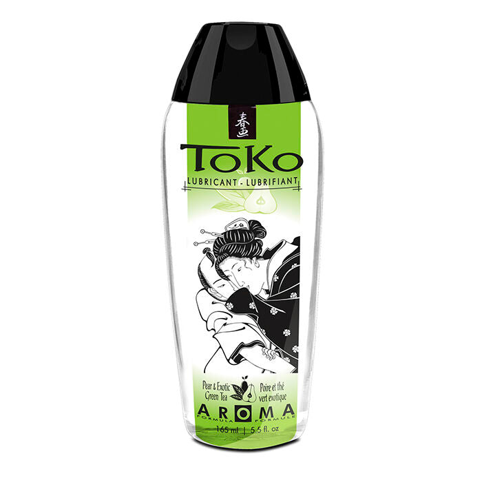 Shunga - Lubrifiant Saveur Poire et Thé vert Exotiqueà base d’eau Toko