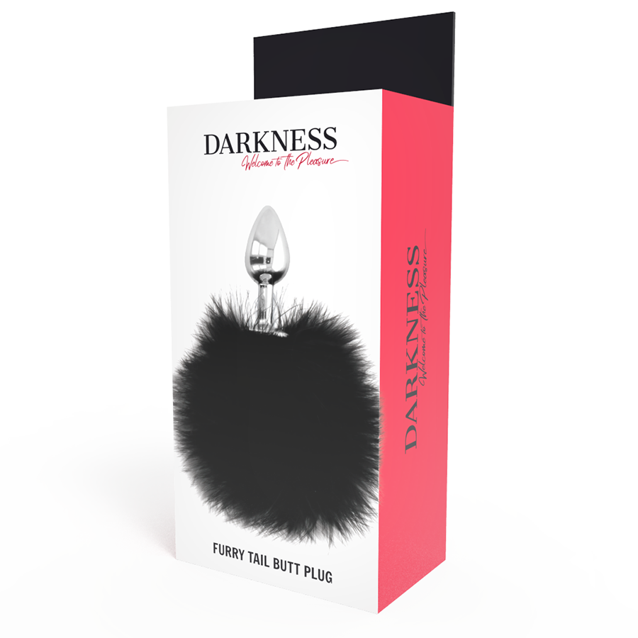 Darkness - Plug à pompom - Noir