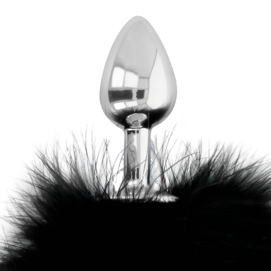 Darkness - Plug à pompom - Noir