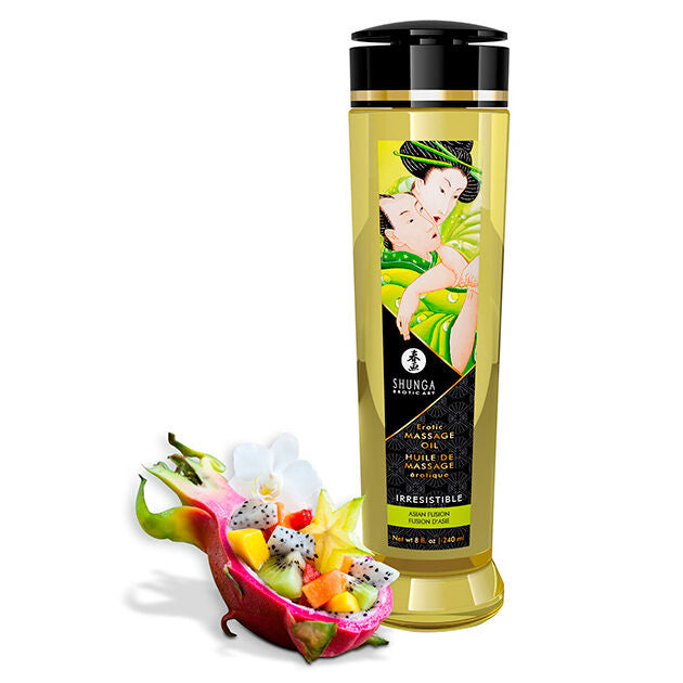 Shunga - Huile de massage érotique Fusion d’Asie - 240 ml