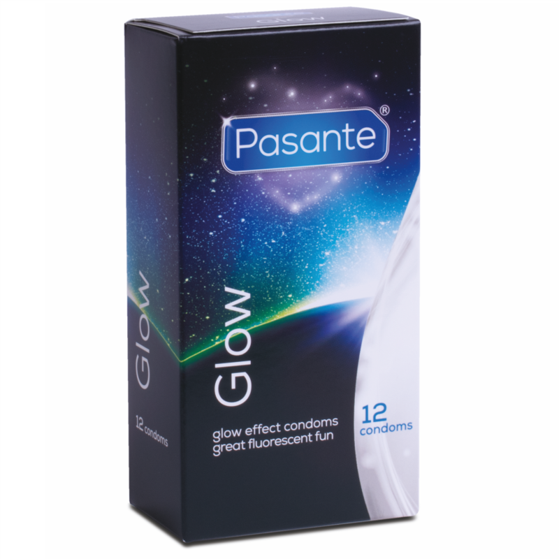 Préservatifs fluorescents Pasante Glow pack de 12 - Pasante - PASANTE