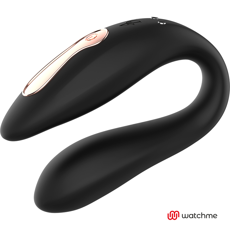 Watch Me - Vibromasseur pour couple avec télécommande Anne's Desire - Noir