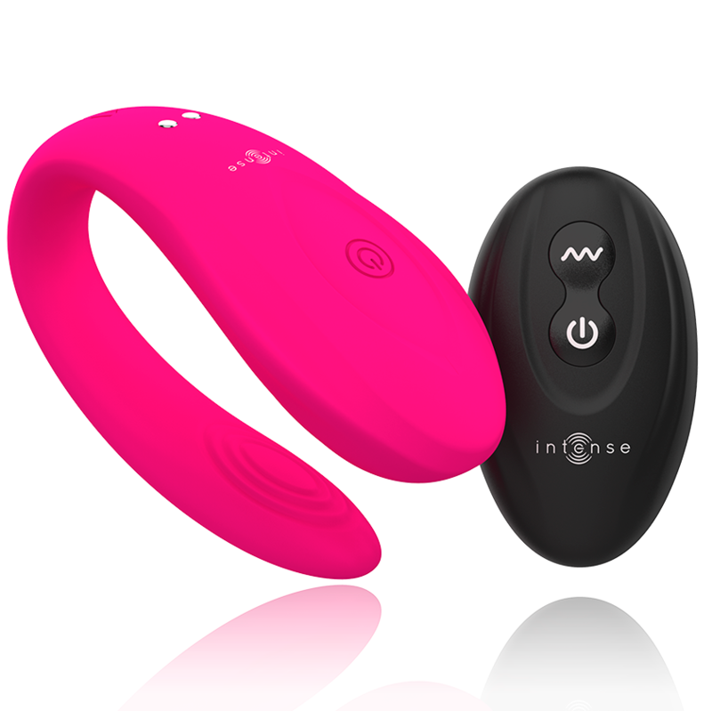 Vibromasseur Couple Bruno Rose avec Télécommande - Intense